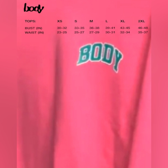 Pink and Green Body Hoodie By Tracy Raven. Size XL - Picture 5 of 13